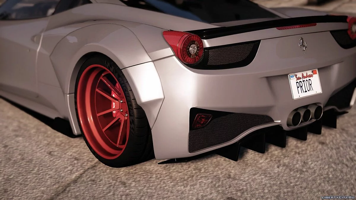 Prior Design Ferrari 458 Widebody [Add-On | Tuning | Lackierungen] 1.3 / GTA 5