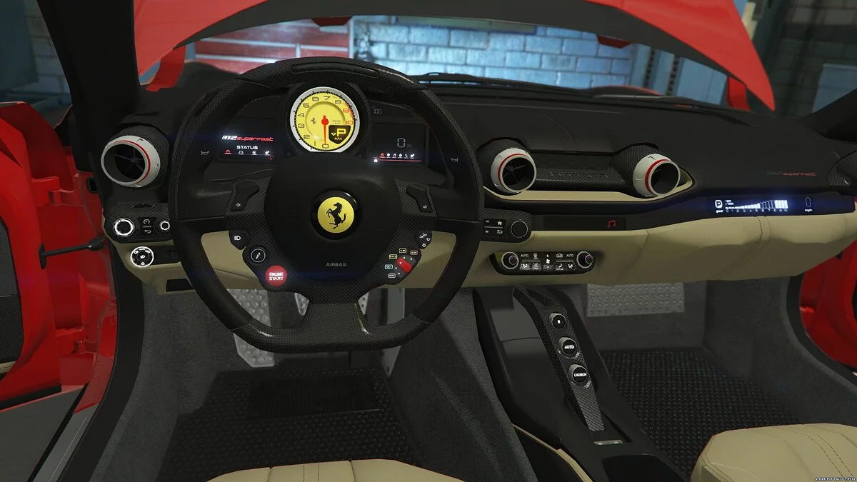 2018年法拉利812 Superfast [新外观 / 车身涂装 / 替换 / 附加] 2.0 / GTA 5