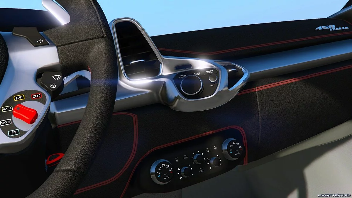法拉利 458 意大利 AUTOVISTA [附加/替换 | 调校 | 模板] 4.0 / GTA 5