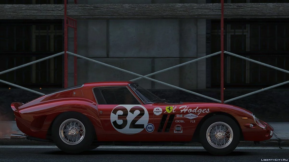1962年法拉利250 GTO [附加 | LODs | 模板] 1.1 / GTA 5