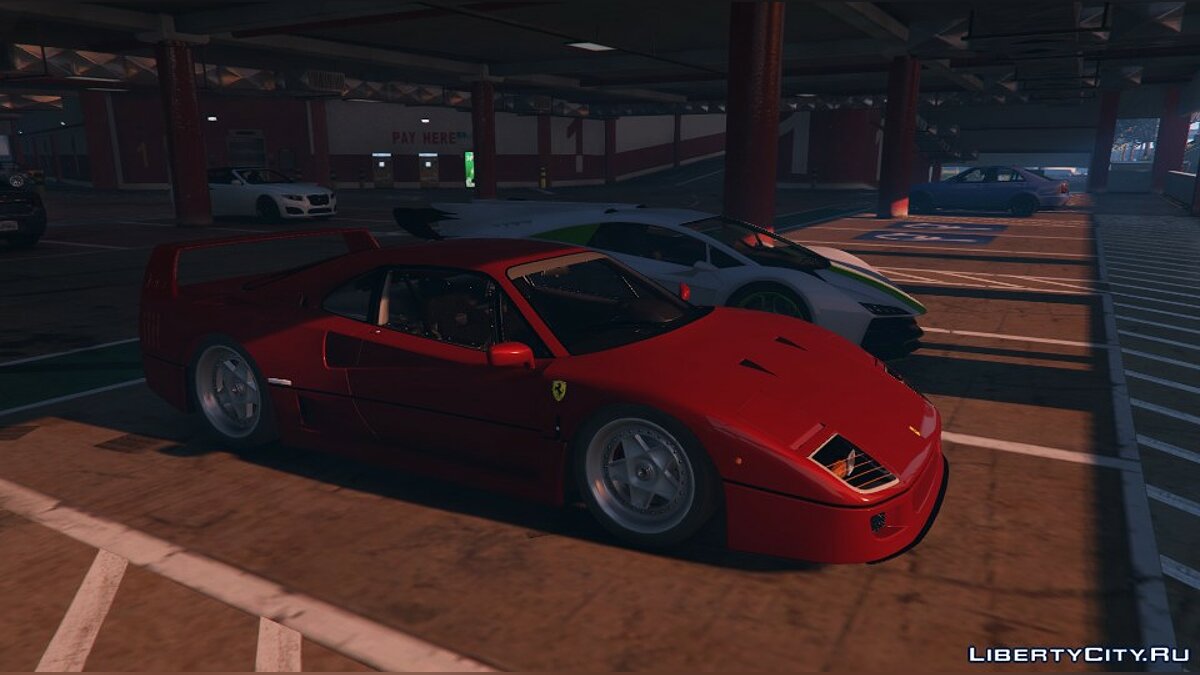 Download 1987 Ferrari F40 [Add-on | Replace] 1.4 for GTA 5