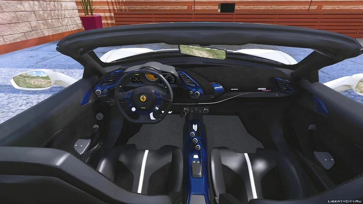 2019 Ferrari 488 Pista SPIDER [Techo Animado][ADD-On/Template] 1.0 / GTA 5
