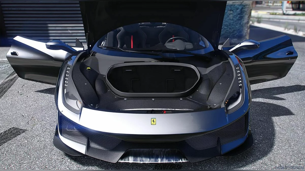 2019 Ferrari 488 Pista SPIDER [Techo Animado][ADD-On/Template] 1.0 / GTA 5
