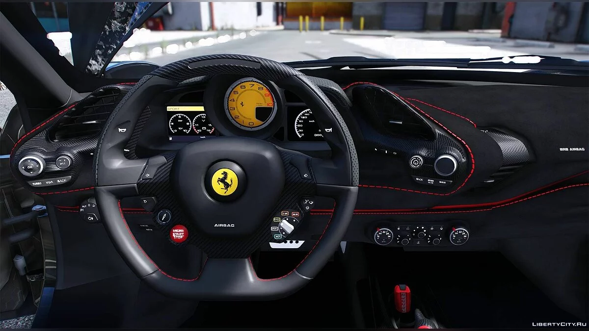 2019 Ferrari 488 Pista SPIDER [Techo Animado][ADD-On/Template] 1.0 / GTA 5