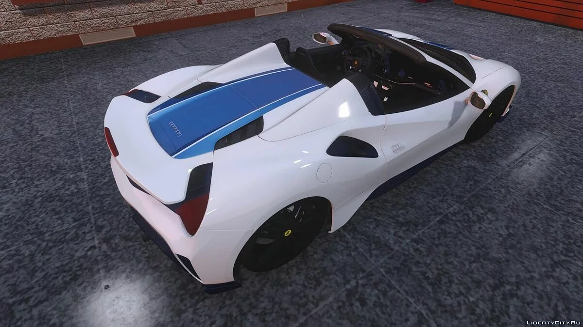 2019 Ferrari 488 Pista SPIDER [Techo Animado][ADD-On/Template] 1.0 / GTA 5