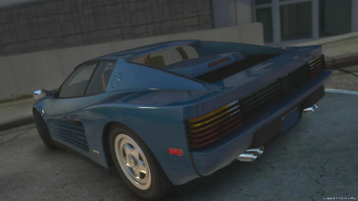 Ferrari Testarossa 1987 [Add-On | Extras | LODs | VehfuncsV | Sonido] 1.2 / GTA 5