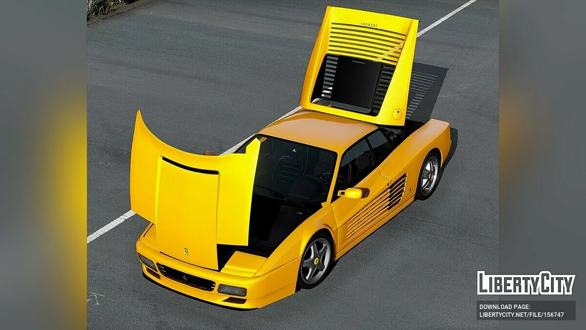 法拉利 512 TR 1991 v1.2 / GTA 5