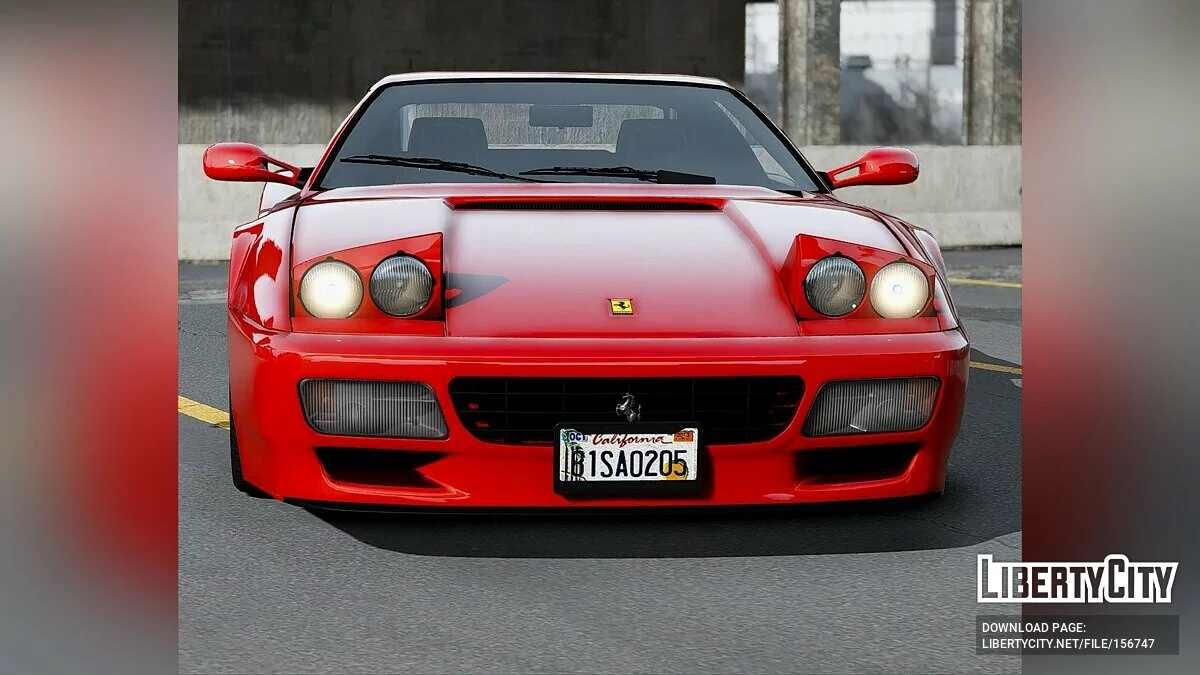 法拉利 512 TR 1991 v1.2 / GTA 5