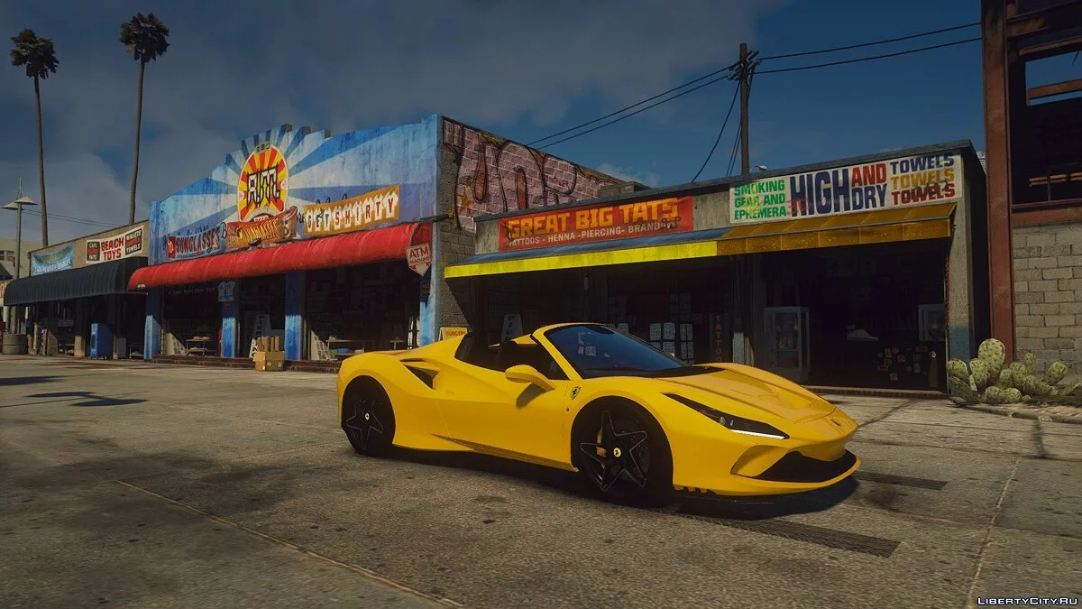 Ferrari F8 Spider 2021 [Add-On | Techo Animado | Techo Extra] 1.2 (Final) / GTA 5