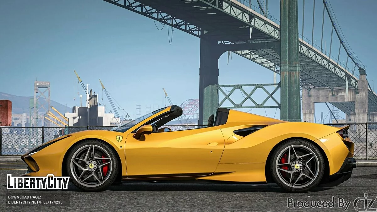 Ferrari F8 Spider 2020 v1.0 / GTA 5