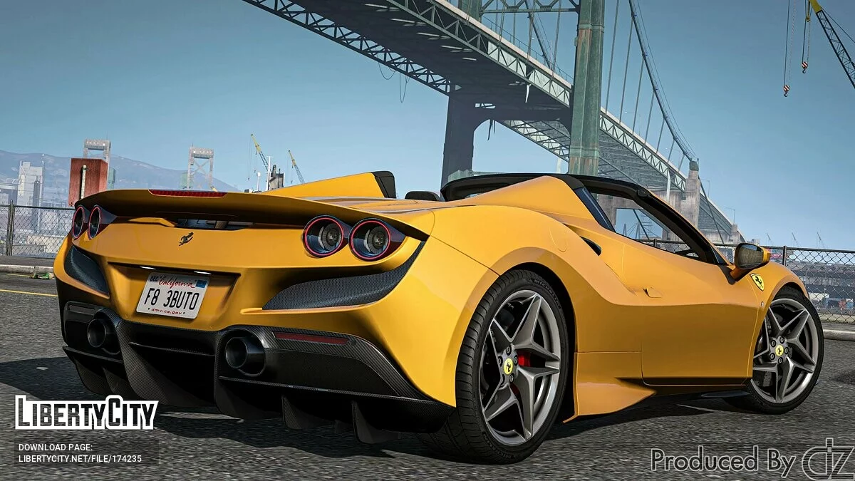 Ferrari F8 Spider 2020 v1.0 / GTA 5