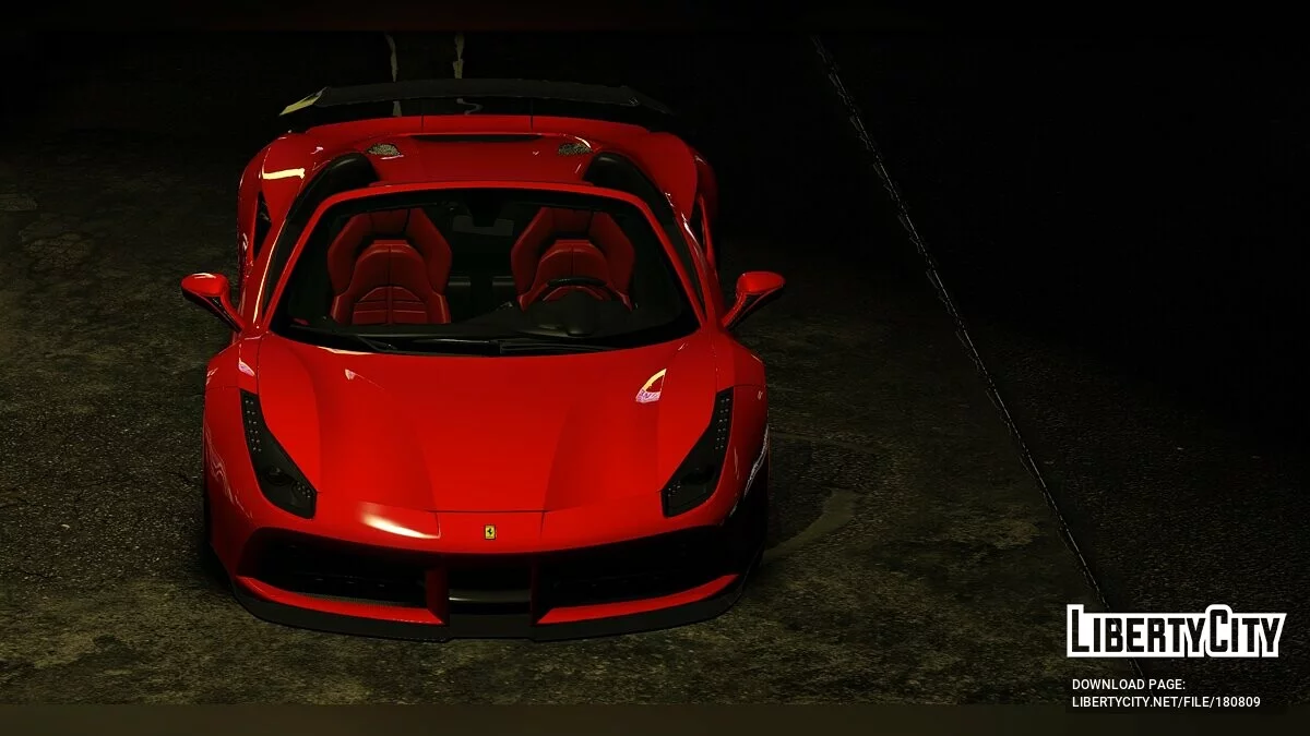 سيارة فيراري 488 جي تي بي سبايدر NOVITEC N-LARGO / جي تي أي 5