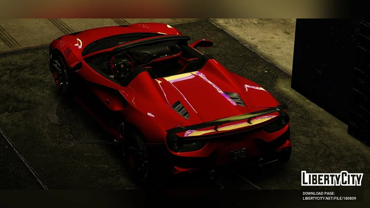 سيارة فيراري 488 جي تي بي سبايدر NOVITEC N-LARGO / جي تي أي 5