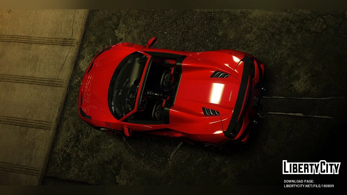 سيارة فيراري 488 جي تي بي سبايدر NOVITEC N-LARGO / جي تي أي 5
