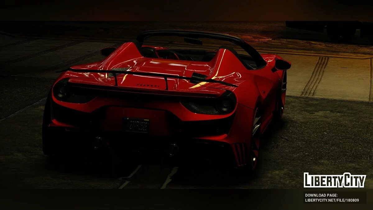 سيارة فيراري 488 جي تي بي سبايدر NOVITEC N-LARGO / جي تي أي 5