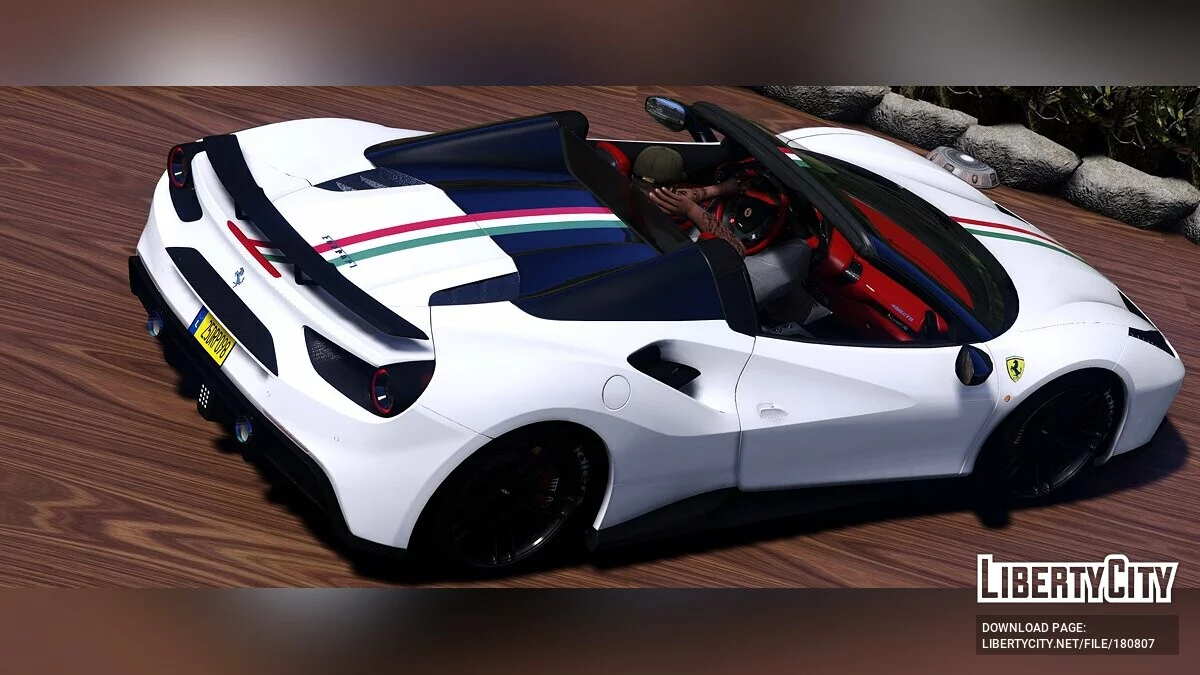 Ferrari 488 GTB Spider NOVITEC ROSSO / GTA 5