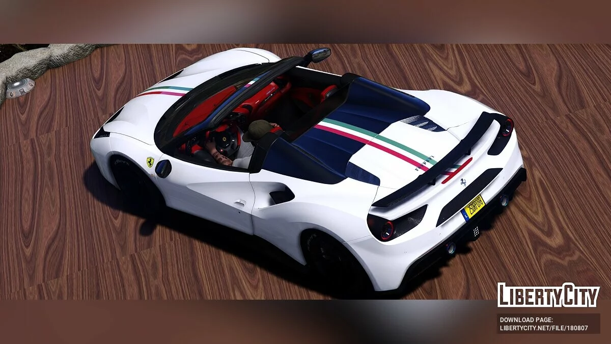 Ferrari 488 GTB Spider NOVITEC ROSSO / GTA 5