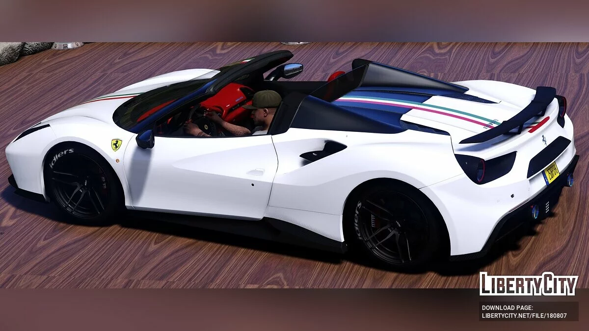 Ferrari 488 GTB Spider NOVITEC ROSSO / GTA 5