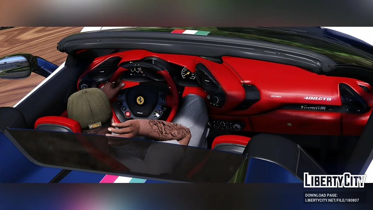 Ferrari 488 GTB Spider NOVITEC ROSSO / GTA 5