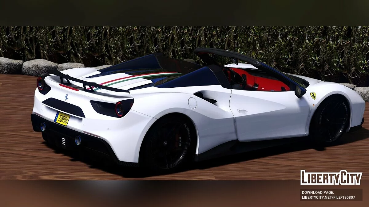 Ferrari 488 GTB Spider NOVITEC ROSSO / GTA 5