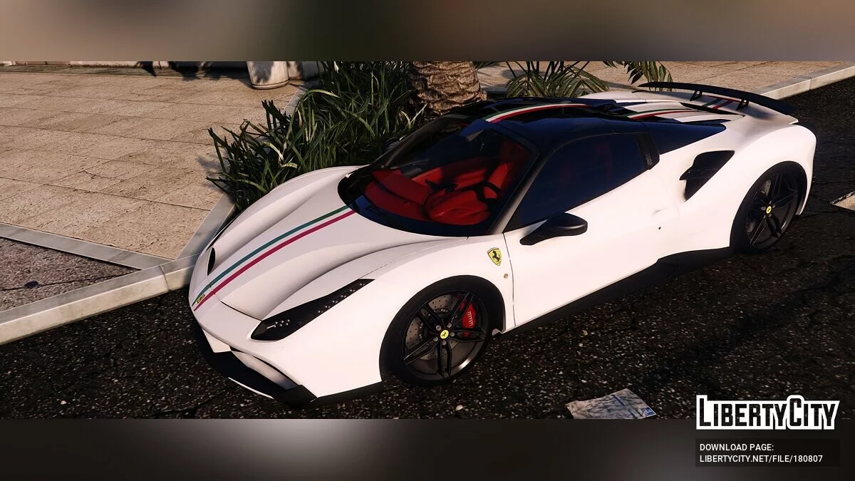Ferrari 488 GTB Spider NOVITEC ROSSO / GTA 5