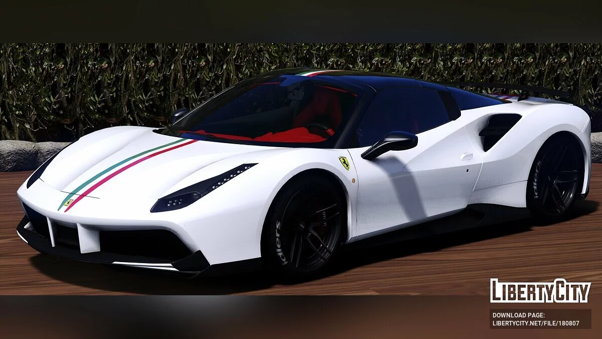 Ferrari 488 GTB Spider NOVITEC ROSSO / GTA 5