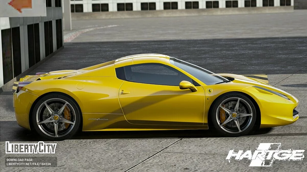 2010 Ferrari 458 Spider v1.0 / GTA 5