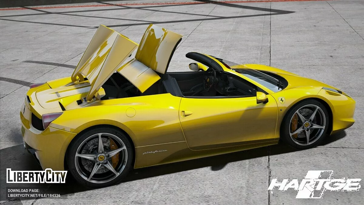 2010 Ferrari 458 Spider v1.0 / GTA 5