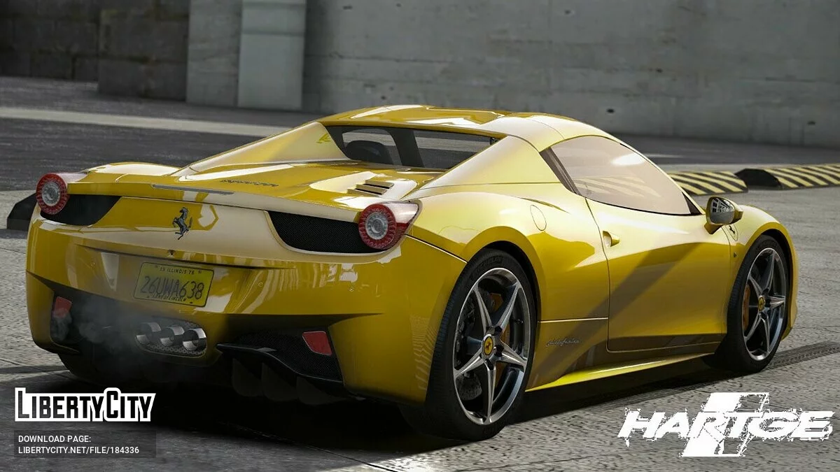 2010 Ferrari 458 Spider v1.0 / GTA 5