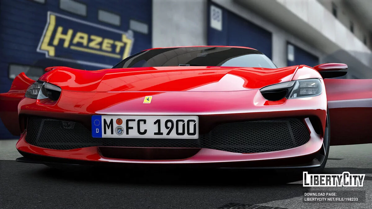 Ferrari 296 GTB 2022 v1.0 / GTA 5