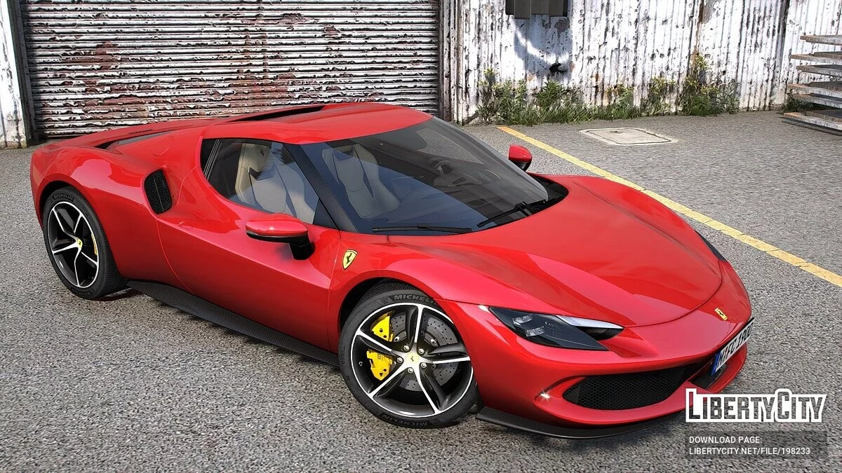 Ferrari 296 GTB 2022 v1.0 / GTA 5