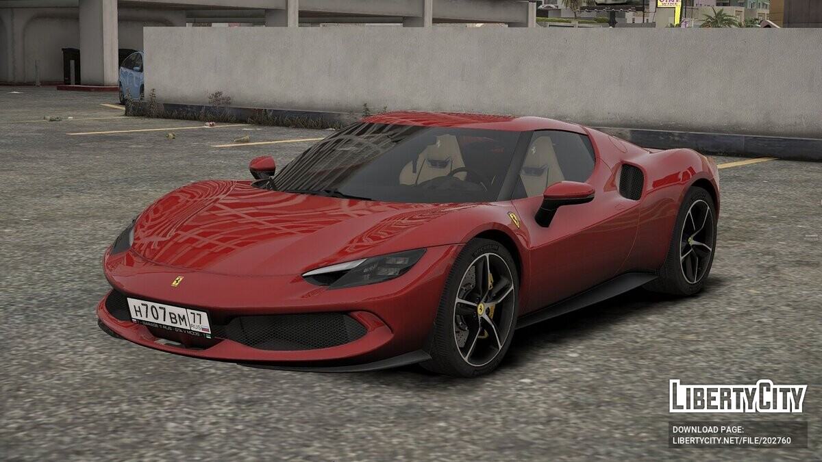 Download 2022 Ferrari 296 Gtb For Gta 5