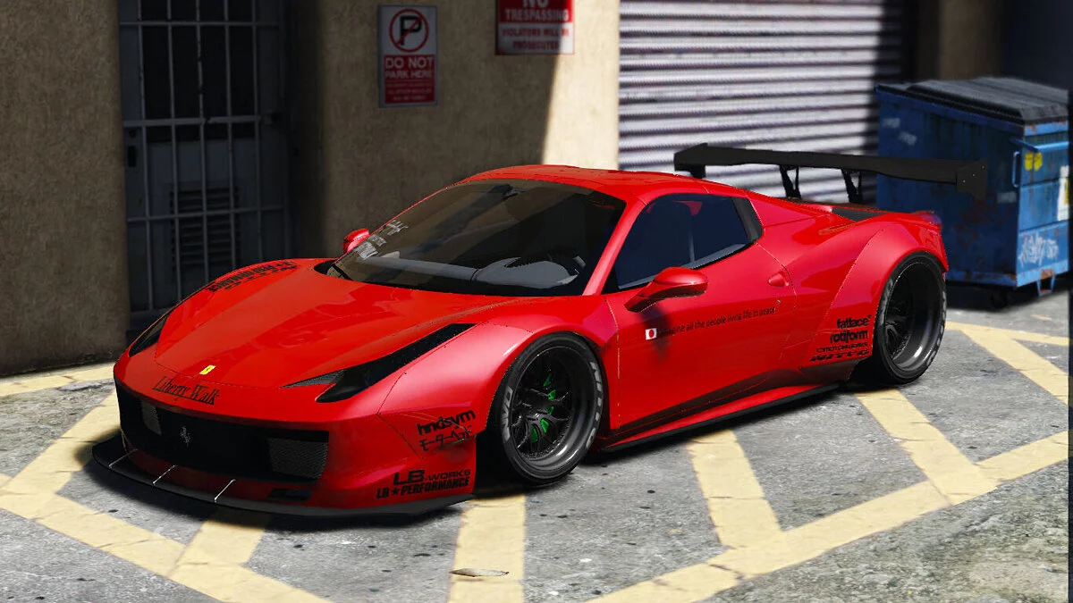 Liberty Walk Ferrari 458 Spider v1.0 / GTA 5