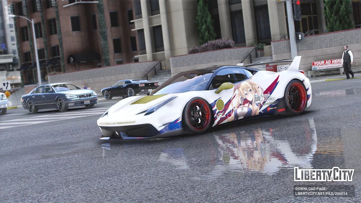 Bradamante Ferrari 458 Italia Misha Design Itasha / GTA 5