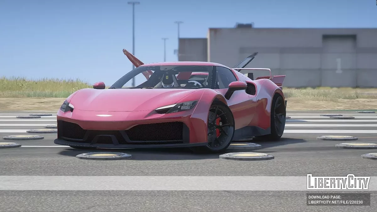 Ferrari 296 Widebody v1.0 / GTA 5