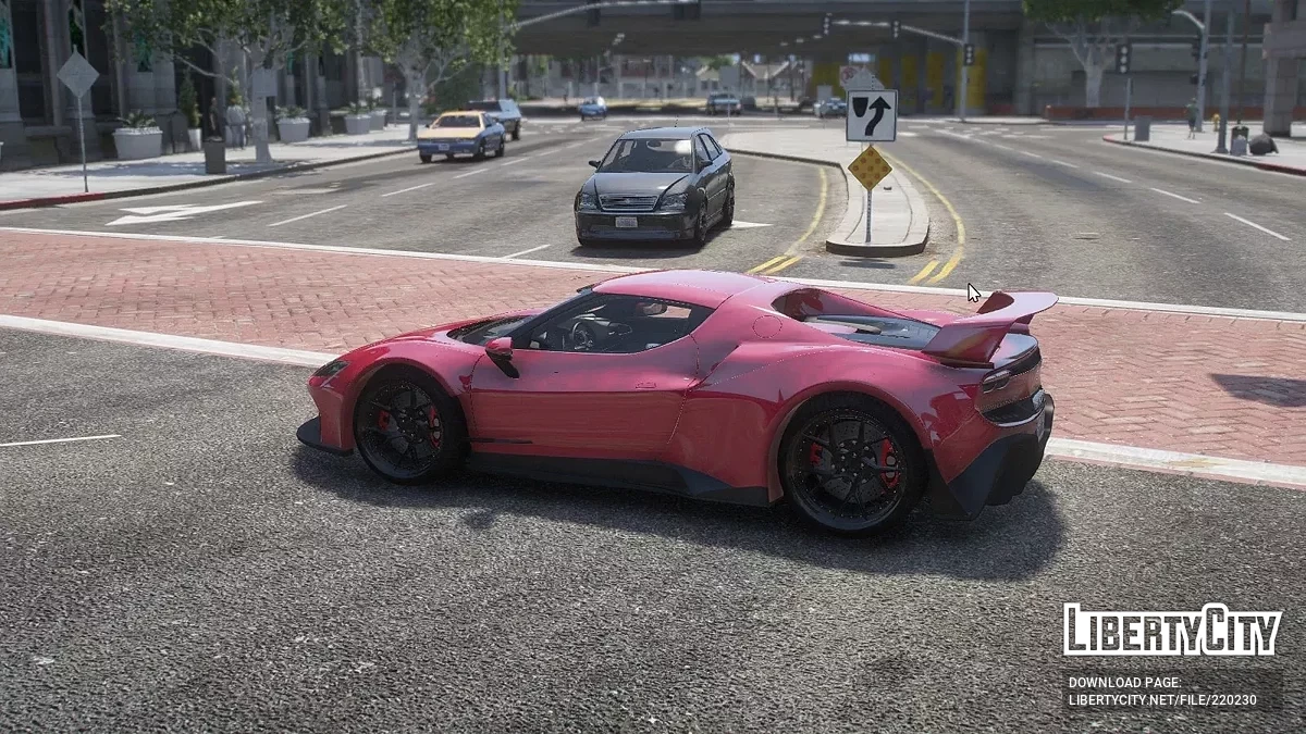 Ferrari 296 Widebody v1.0 / GTA 5