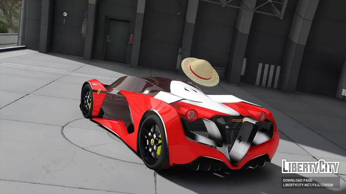 Ferrari Impronta 3D Luffy Gear 4 Wano Dinámico / GTA 5