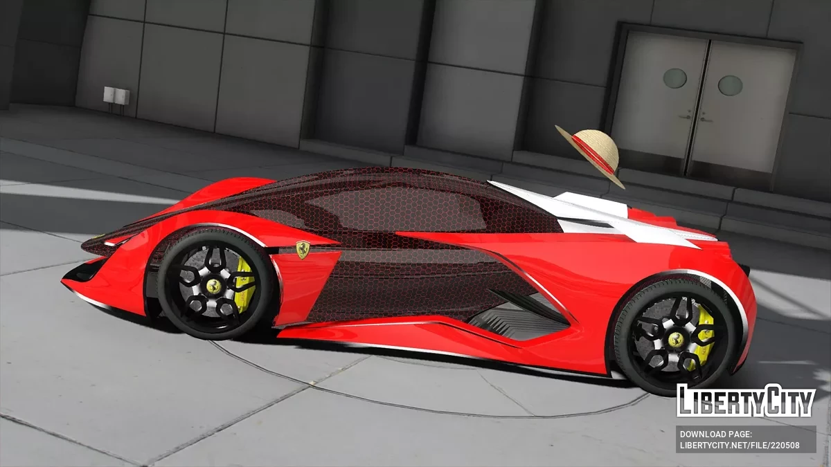 Ferrari Impronta 3D Luffy Gear 4 Wano Dinámico / GTA 5