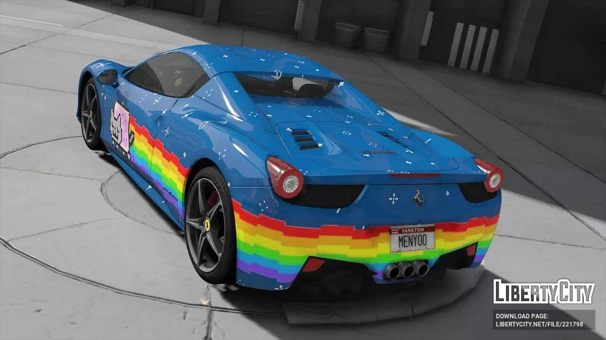 Ferrari 458 Spyder Deadmau5 Purrari / GTA 5