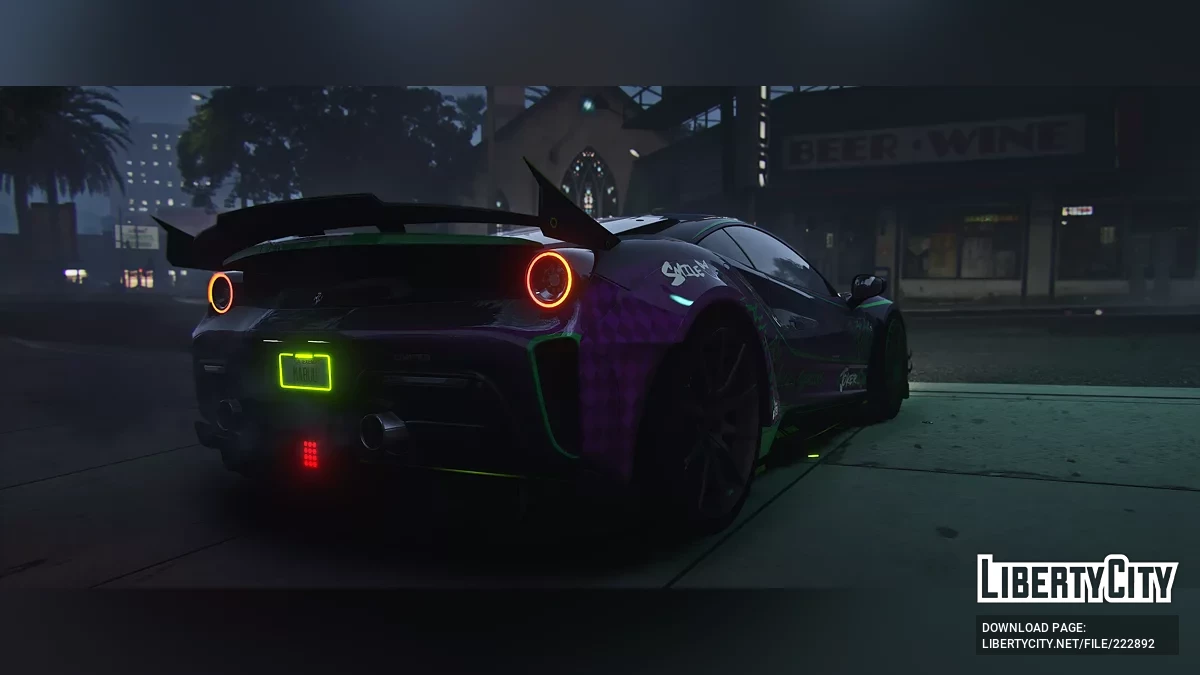 Ferrari 488 Pista Joker / GTA 5