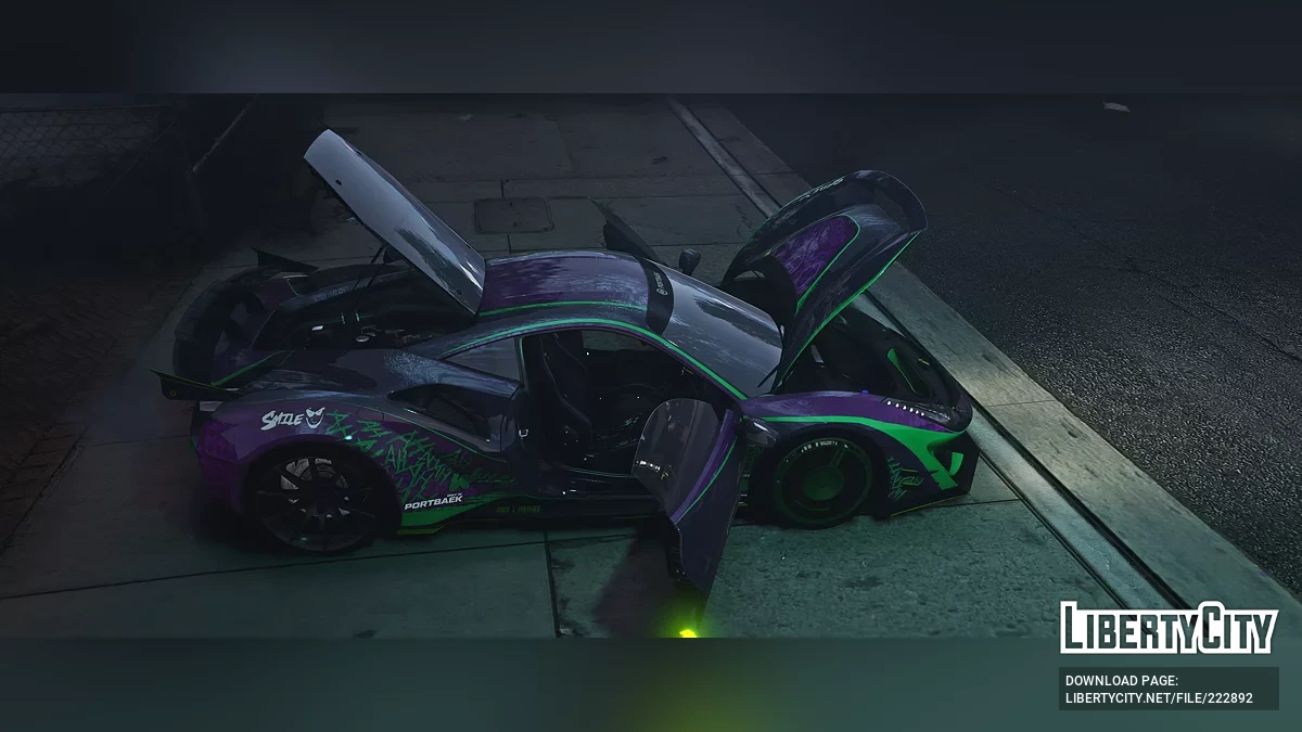 Ferrari 488 Pista Joker / GTA 5