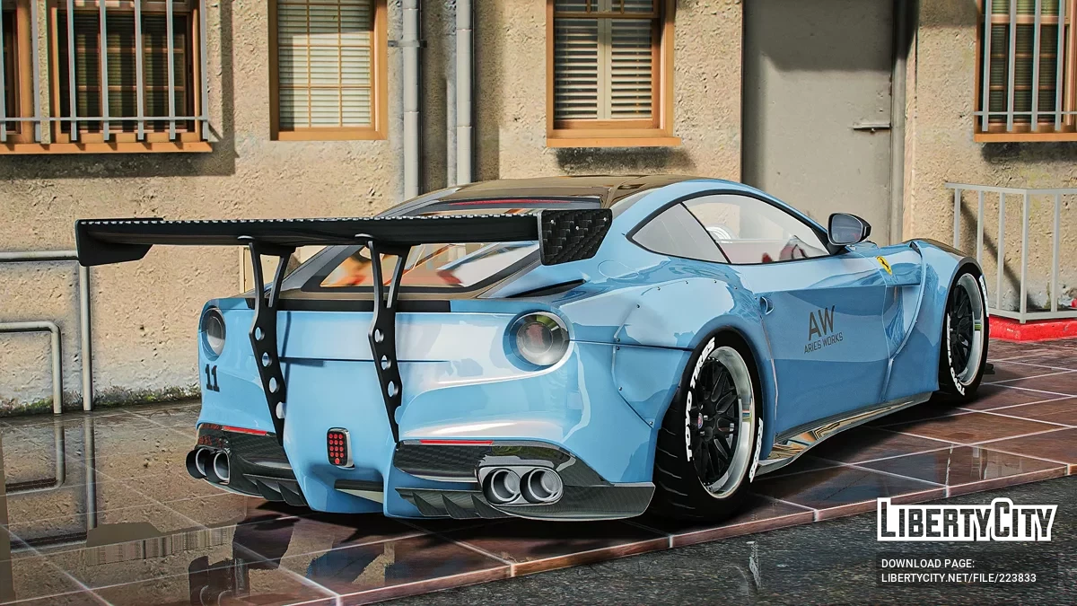 Кастомний Twin Turbo Ferrari F12 / GTA 5