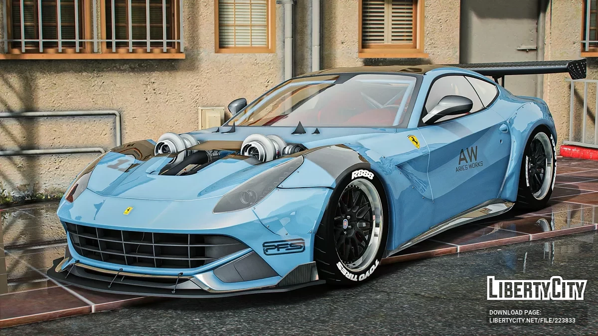 Кастомний Twin Turbo Ferrari F12 / GTA 5