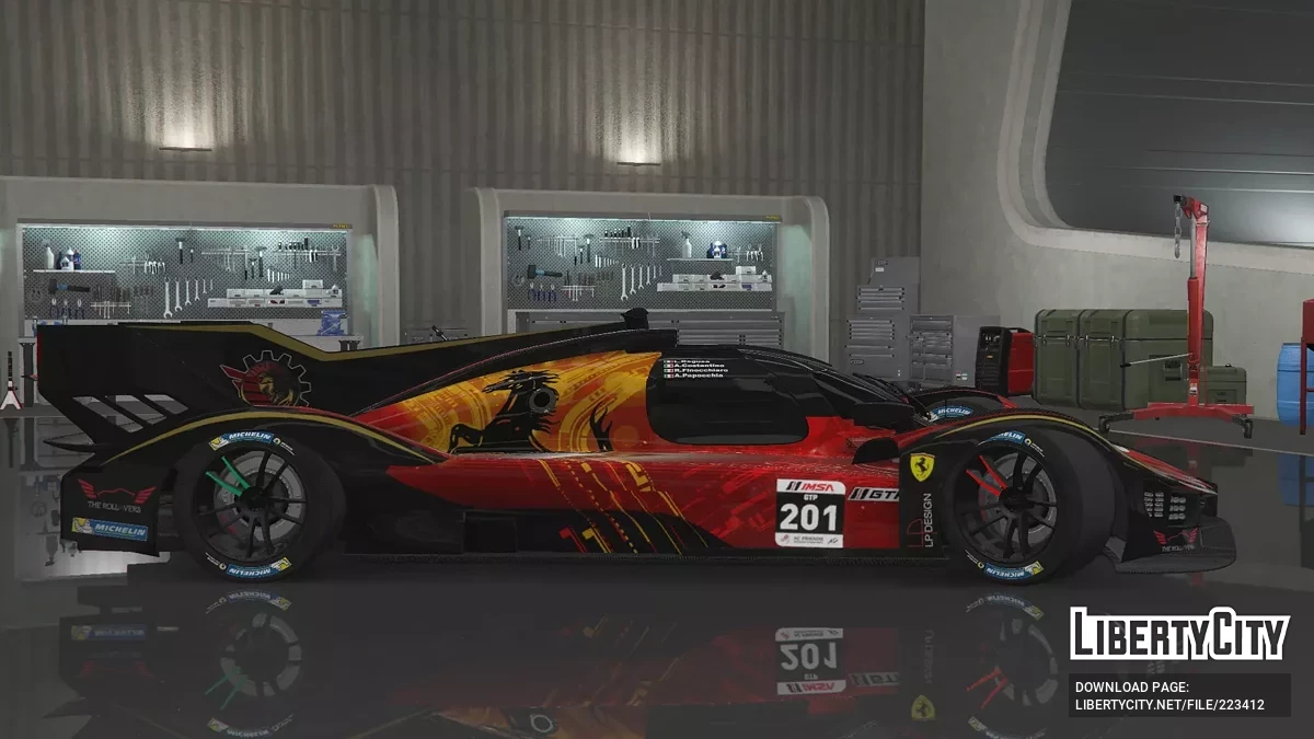 Ferrari 499P Le Mans Hypercar [Add-on | Livery] 1.0 / GTA 5
