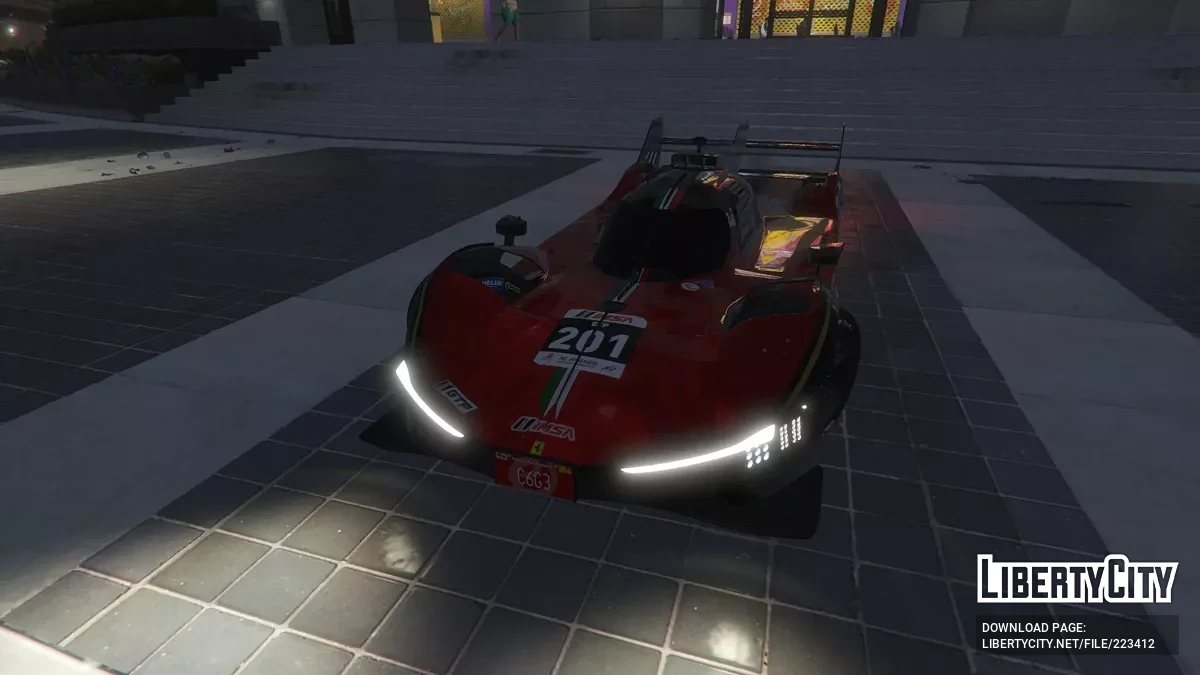 Ferrari 499P Le Mans Hypercar [Add-on | Livery] 1.0 / GTA 5