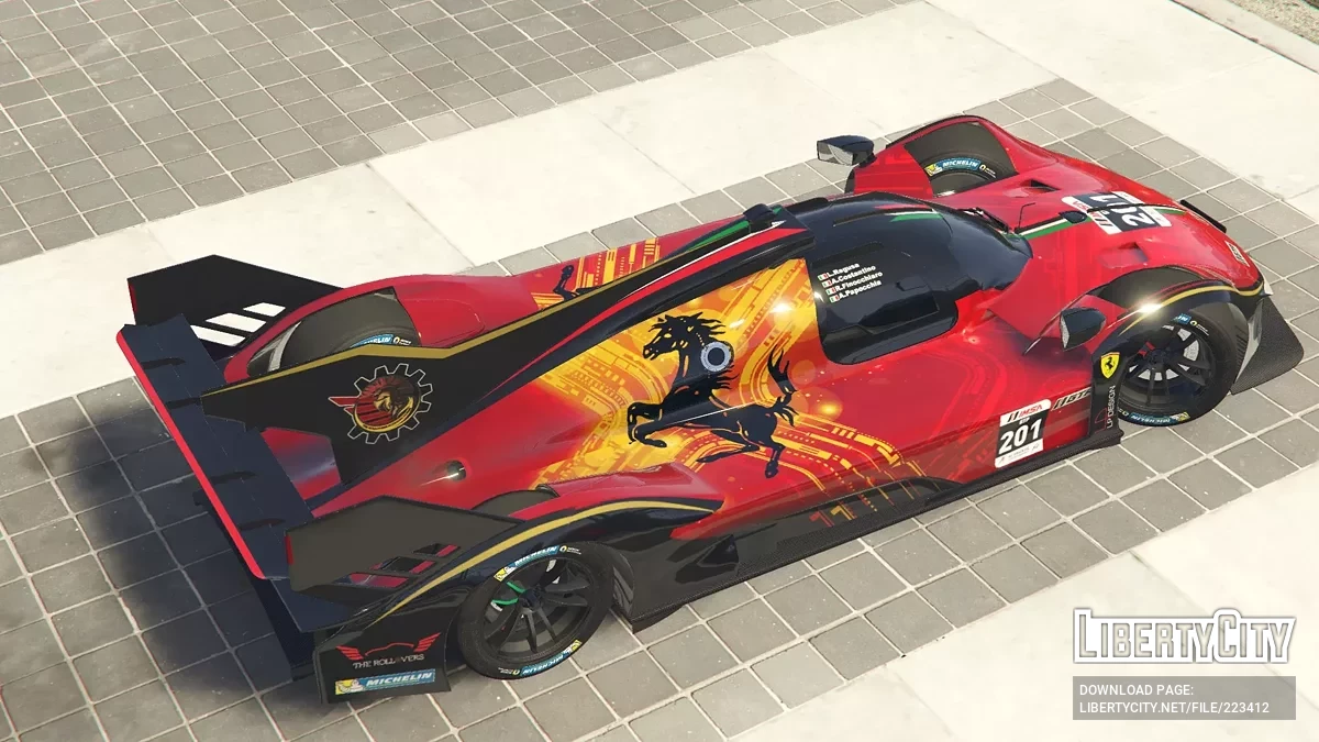 Ferrari 499P Le Mans Hypercar [Add-on | Livery] 1.0 / GTA 5