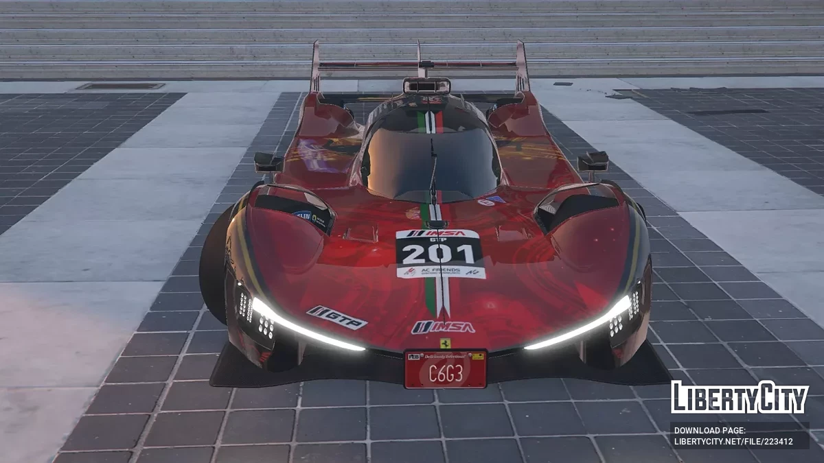 Ferrari 499P Le Mans Hypercar [Add-on | Livery] 1.0 / GTA 5
