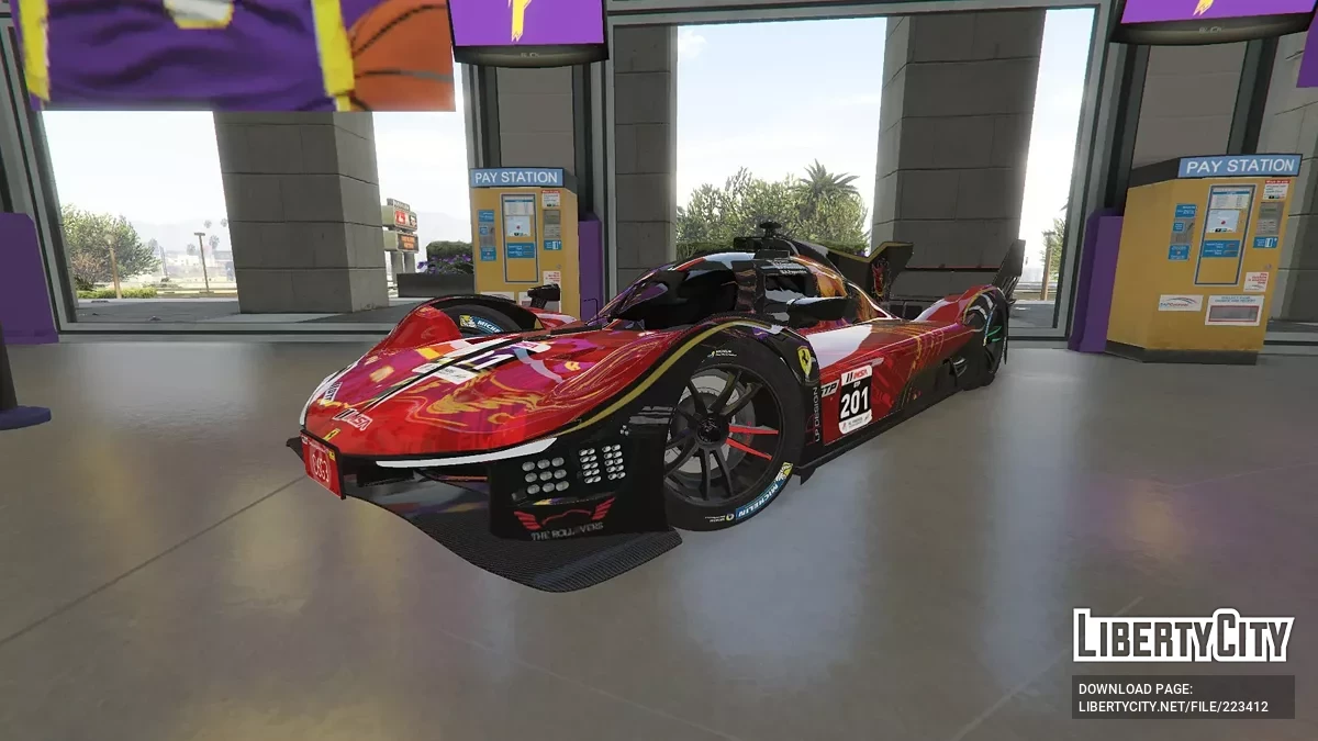 Ferrari 499P Le Mans Hypercar [Add-on | Livery] 1.0 / GTA 5