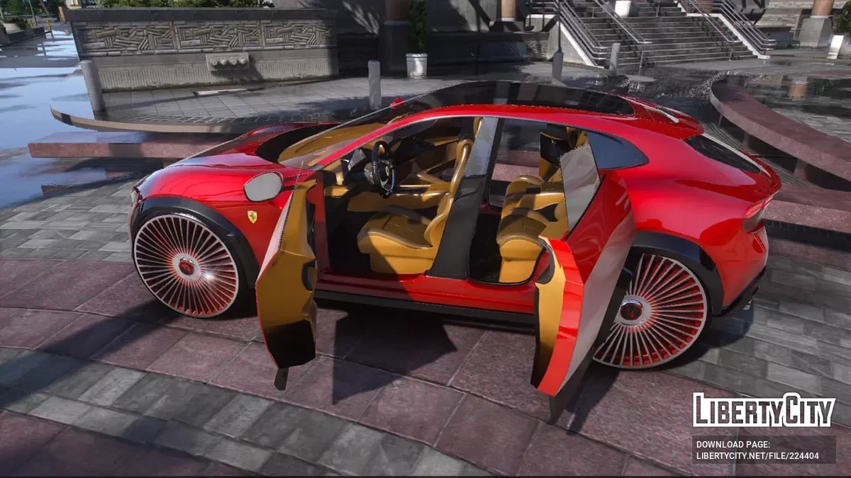 2023 Ferrari Purosangue On Forgiatos / GTA 5