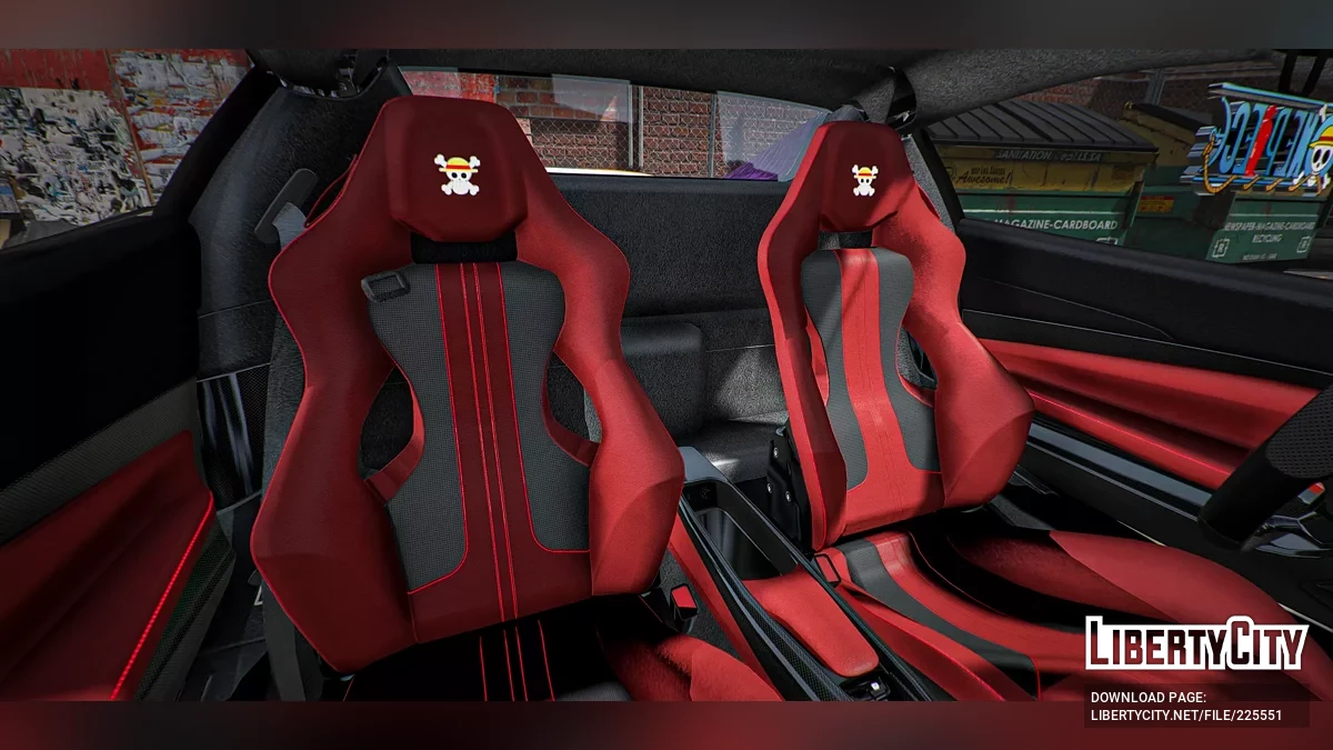 Ferrari F8 Spider Novitec Widebody Luffy Gear 5 / GTA 5